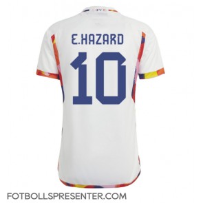 Belgien Eden Hazard #10 Borta Matchtröja VM 2022 Kortärmad